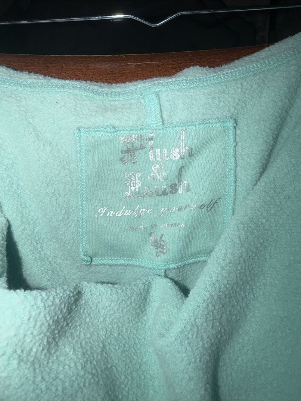Plush & Plush Mint Green Fleece Hoodie